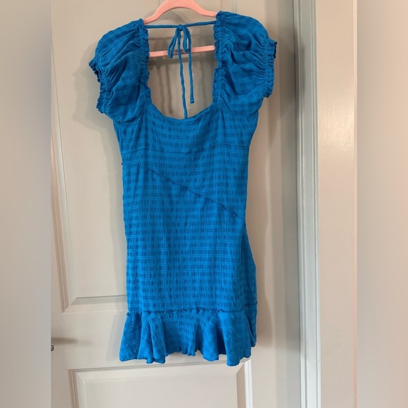 Free People l Elle Mini Dress in Catalina Blue l M - Picture 7 of 7